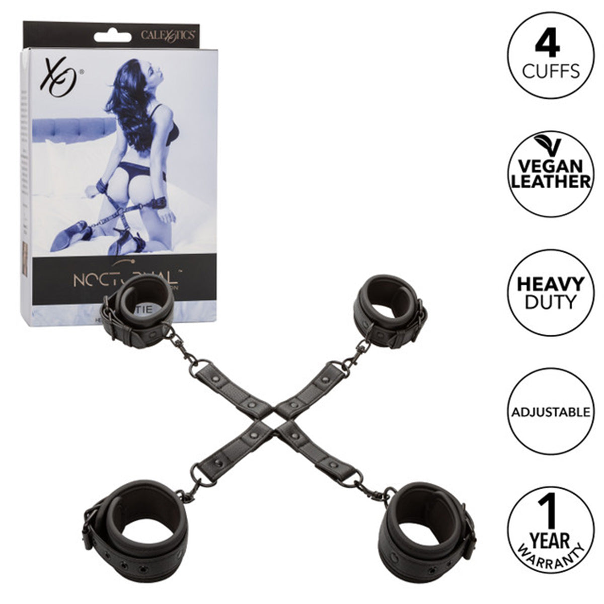 CalExotics® Nocturnal Collection Hog Tie - Black