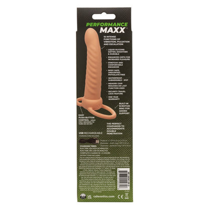 CalExotics® Performance Maxx Rechargeable Ribbed Dual Penetrator