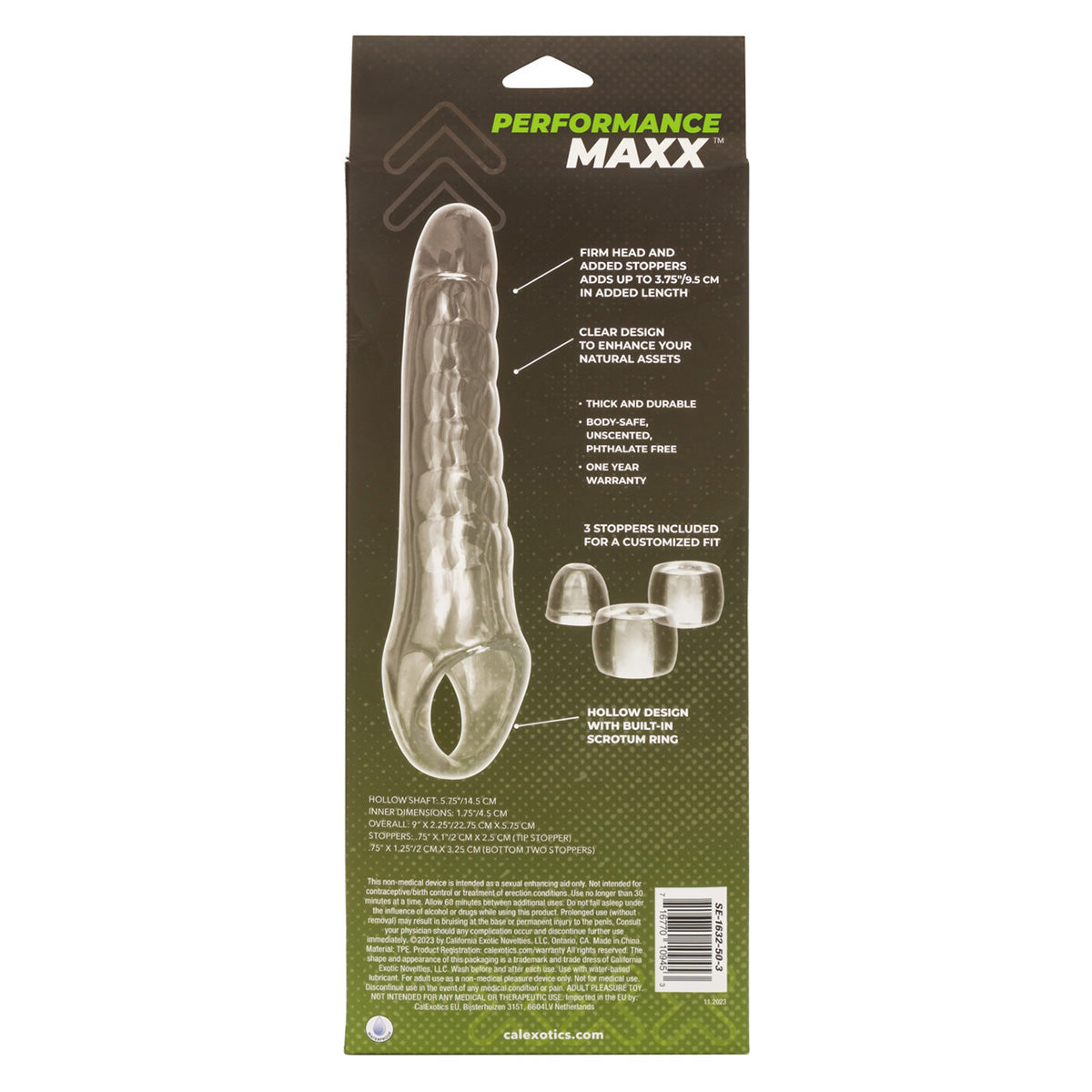 CalExotics® Performance Maxx Clear Extension Kit