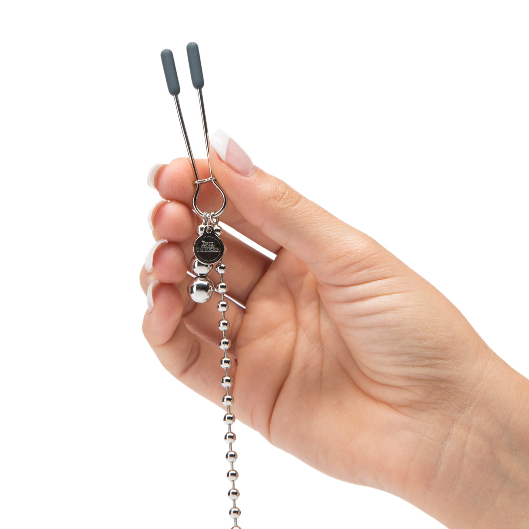 Fifty Shades Darker - At My Mercy Beaded Chain Nipple Clamps
