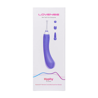 LOVENSE - Hyphy Bluetooth Remote-Controlled Dual-End Vibrator