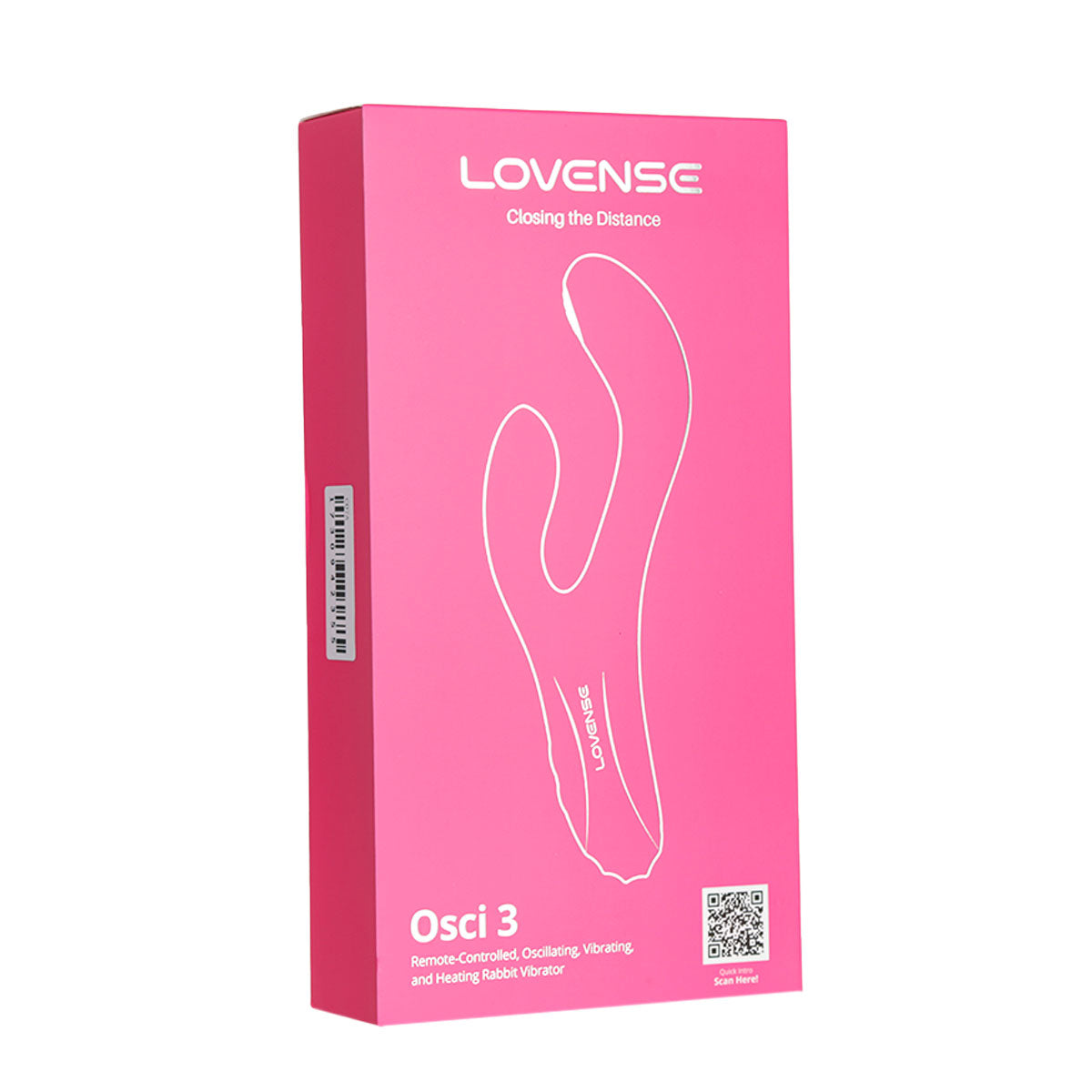LOVENSE - Osci 3 Remote Controlled Oscillating Vibrating & Heating Rabbit Vibrator