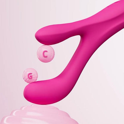 LOVENSE - Osci 3 Remote Controlled Oscillating Vibrating & Heating Rabbit Vibrator