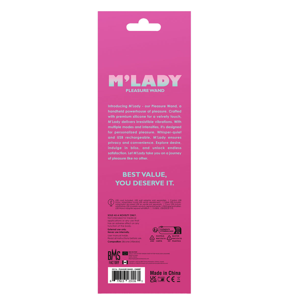 M’Lady Pleasure Wand - Gradient