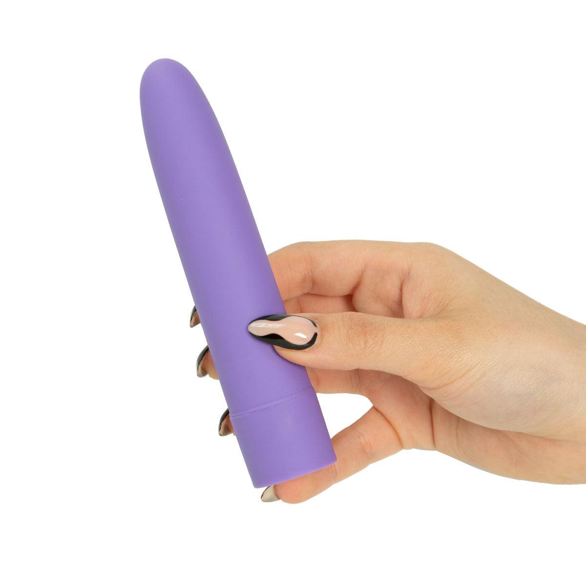 PowerBullet Eezy Pleezy - 5.5" Classic Vibrator - Purple