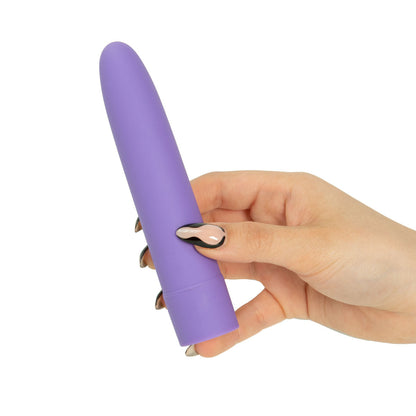 PowerBullet Eezy Pleezy - 5.5" Classic Vibrator - Purple